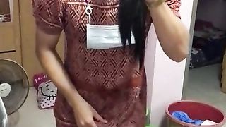 FN003 I'm having romp with a sundress