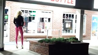 DeeDeeSlut in a Bod Suit going for a Walk