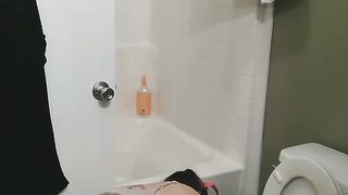 Wee In Dawn's Arse While She Cleans the Potty