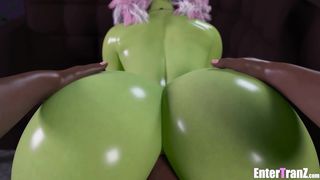 Long hard-on gangsters save Earth from a transgender alien goddess