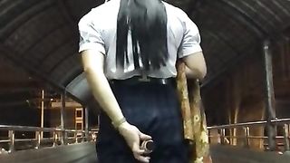 FN005 I'm having fuckfest in a college uniform