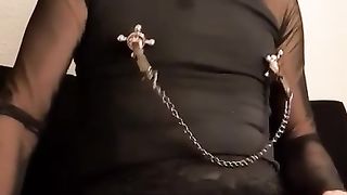 Wild maso hoe remote e-stim COCK BALL TORTURE December 1 2021 part 1