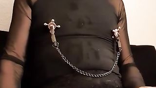 Wild maso hoe remote e-stim COCK BALL TORTURE December 1 2021 part 1