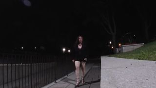 At Night TV solo Vid scorching summer night