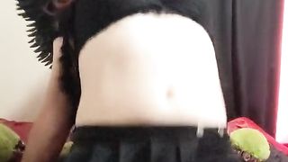 Cracking in the fresh micro-skirt!!!