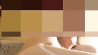 Whorey white man unload his ball sack and bangs his caboose with BIG BLACK COCK fake penis. Conclude version