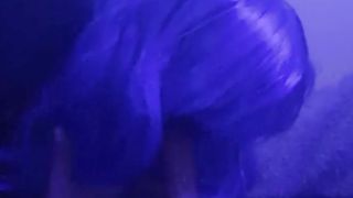 Deep Throating and railing my faux-cock