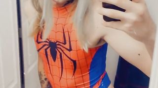 Sidermqn Costume Play Stunner Spidergirl