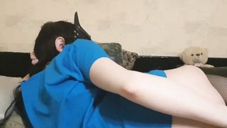 Sasha Earth rectal spread out ruins bootie solo