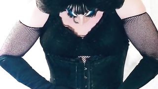 Mighty Make-Up Sissy Whore Puts getting clothed and prepped for the night!