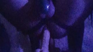 double anal intrusion with two faux-cocks