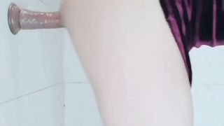 Smoothly-Shaven figure, rectal fucktoy and delights baths (Preview)