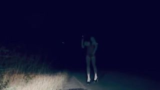 Sunny striptease in white