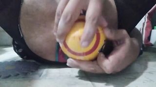 Inflate balloon inwards mi