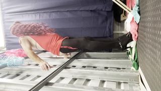 CindiCsissy crimson sundress Sissygasm. Spunk four u.