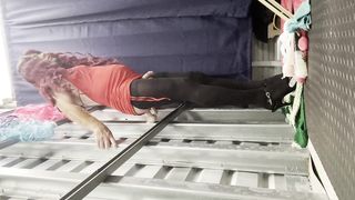 CindiCsissy crimson sundress Sissygasm. Spunk four u.