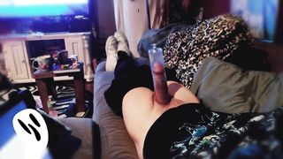 Easing Back In ginormous Assfucking Faux-Cock Plus BWC Jizz-Shotgun Pumping Tiffany Ciskiss