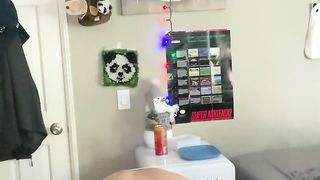 Exercise & cum-shot in Nike Professionls