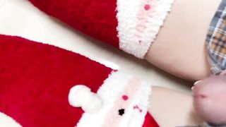 Christmas Socks and Spunk two Times