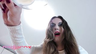 crazy cougar with fat stiffy superior jizz in glass and pour it in your face