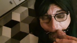 Ring ball-gagged Davine get inhale banged.