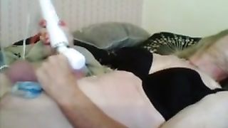 Mellissa toying with her gorgeous tiny nub...again