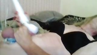 Mellissa toying with her gorgeous tiny nub...again