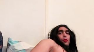Egyptian Sissy Superslut Dodo deep mouth and boinking my backside