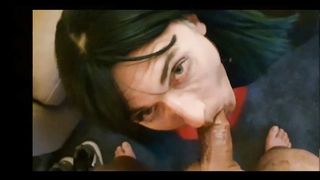 Davine deep-throats man sausage and gets pulverized