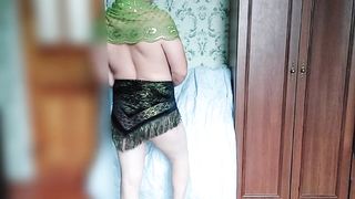 Arabic Super-Hot Dancer Sundress T-Model Nice Tranny White Kitty