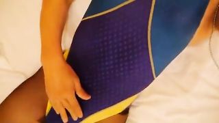 chinese crossdresser swimswit facehole gag2