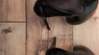 joy in sheer black pantyhose