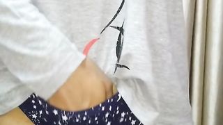 Super Hot Desi Young Crossdresser Striptease