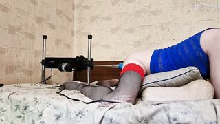 Femboy tough porking machine home