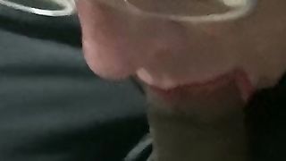 Trans sissy Michelle demonstrating her crotch to father