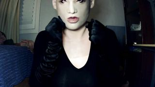 Bunny May Pt3! Damsel mask chick unmasks out of her bunny to dual mask in May!