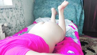 Pop-Shot super-fucking-hot transgirl jacking sans arm phat jism flow load