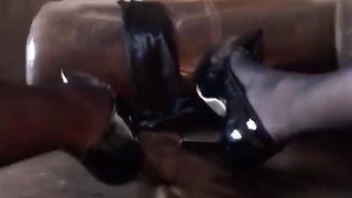 joy in sheer black pantyhose (four)