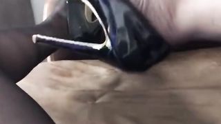 joy in sheer black pantyhose (four)