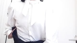 femboy solo getting off and orgazm