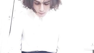 femboy solo getting off and orgazm