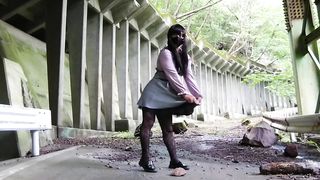 Stroking and orgasming on deserted roads is my sexiness