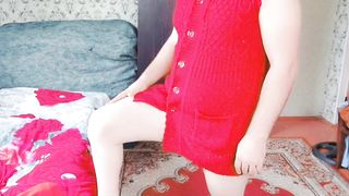 Crimson clothed wonderful transgender princess crossdresser transgender princess goddess