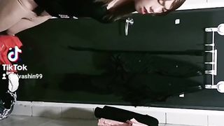 Chinese crossdresser get voyeur by fren....