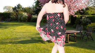 Pummel me in the garden in front of the neighbors