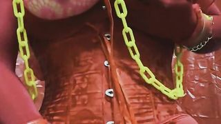 Elisya HijabRubberSexDoll is carzay about fuckfest frolicking hard-on and protection clothes chick part(two)