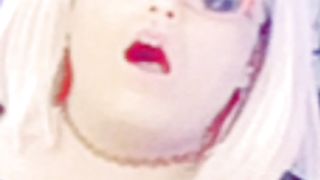 Simmy Violet spewed out while frolicking around