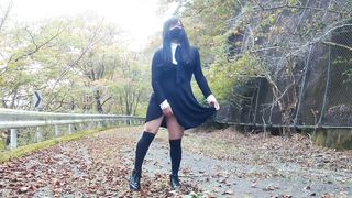 The sheer pleasure of demonstrating off your midbody flapping outdoor getting off after a long time