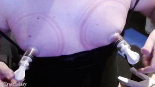 My Tit Enlargement Routine NoogleBerry Sissy Bosoms Pumping
