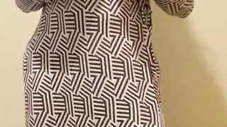 Chesty Brandi dancing in uber-sexy sundress
